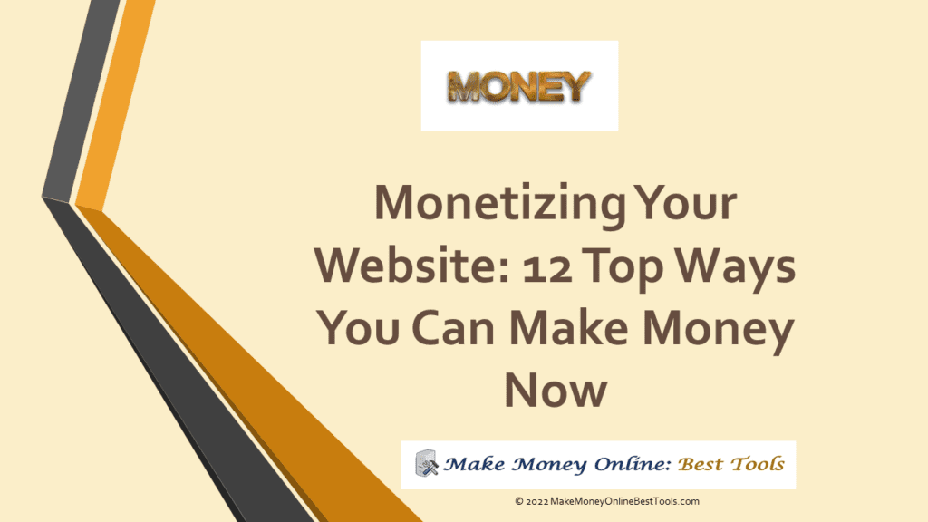 Monetizing Your Website